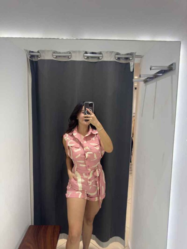 Jumper rosa y café